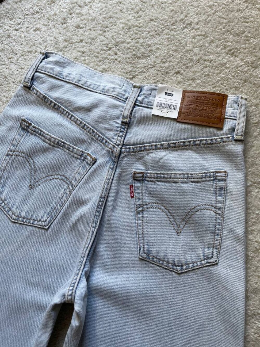 NWT Levi’s Premium Ribcage Wide Leg High Rise Women’s Jeans Size 26/32 - Picture 13 of 13